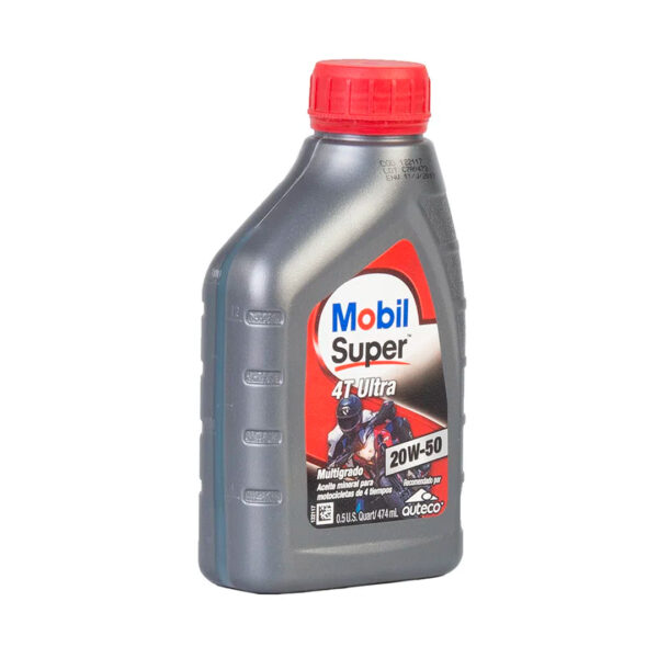 ACEITE PINTA MOBIL SUPER 4T ULTRA 20W50