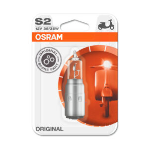 BOMBILLO OSRAM ORIGINAL FAROLA BA20D S2 12V-35/35W B LARGO