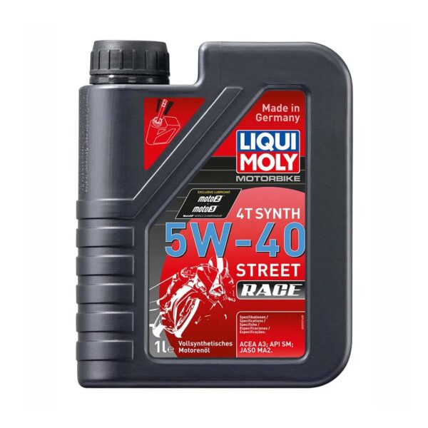 ACEITE LIQUI MOLY RACING MOTO SYNTH 4T 5W40 1L